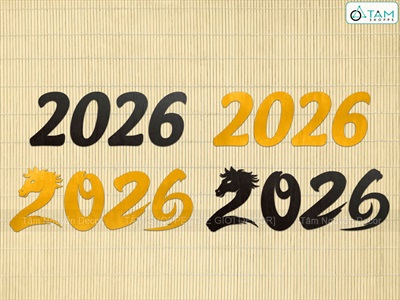 Số năm 2026 trang trí Tết [Thiết kế - Chuẩn đẹp] SO-GO-02